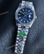 CBD Factory Rolex Datejust Blue Face 41mm Dandong 3235 Movement SS Jubilee Band Watch